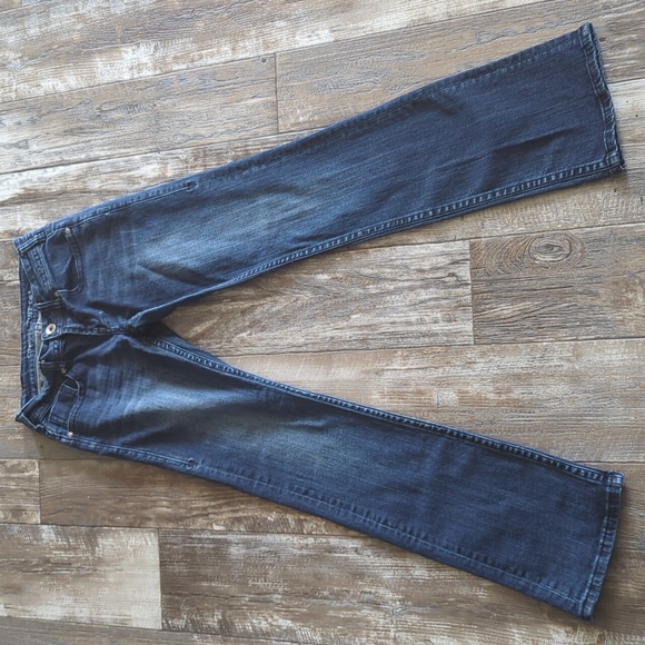 COWGIRL TUFF "Forever Tuff" bootcut natural waist darkwash jeans 26x35L - Picture 11 of 16